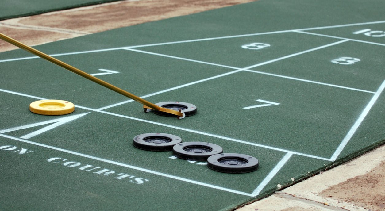 Shuffleboard Court Game
