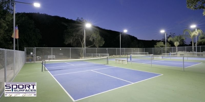 synthetic tennis court maintenance