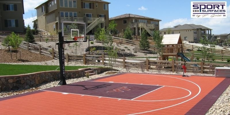 basketball courts construction company 