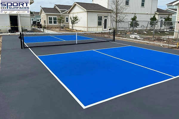 pickleball court construction