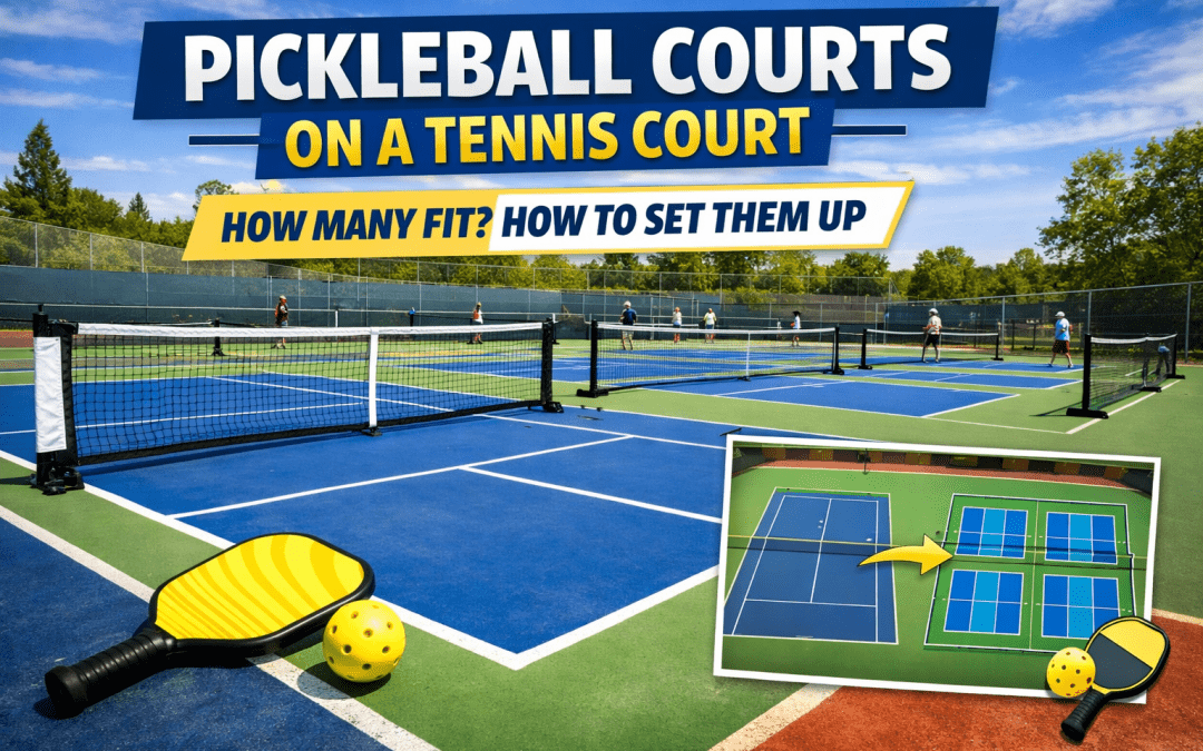 How Many Pickleball Courts Fit on a Tennis Court