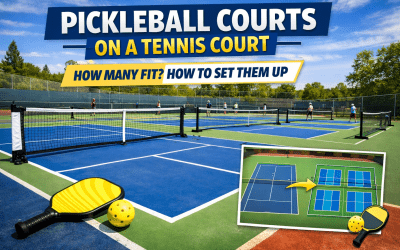 How Many Pickleball Courts Fit on a Tennis Court